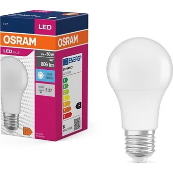 Žárovka LED Žárovka VALUE A60 E27/8W/230V 4000K - Osram