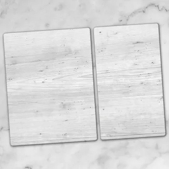 Obraz Kuchyňské Multifunkční Dekorativní Skleněné Desky Šedé Desky 40x52 a 30x52