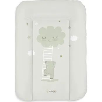 Přebalovací podložka Klupš Přebalovací podložka na komodu měkká 70x50cm Méďa v oblacích mátový