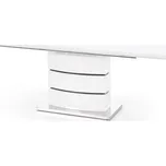 Jídelní rozkládací stůl Nobel 160/200 cm bílý