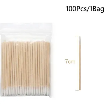 Vatové čističe pro nehty a lak | dřevěné tyčinky, nástroje na manikúru - 01