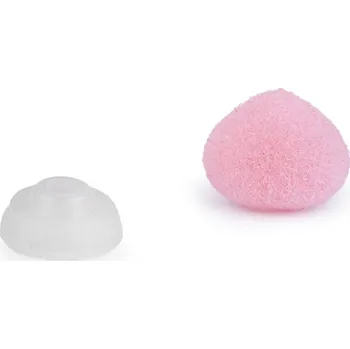 Pro Háčkování Čumáček bezpečnostní 12 x 16 mm růžový sametový Počet: 1 ks