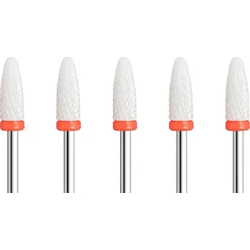 5 ks Frézky na nehty pro gelové nehty doma | bruska, nástroje na manikúru - 37 5 ks