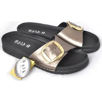 Dámské pantofle Walk in the city 7447 50530 bronzová, vel. 37