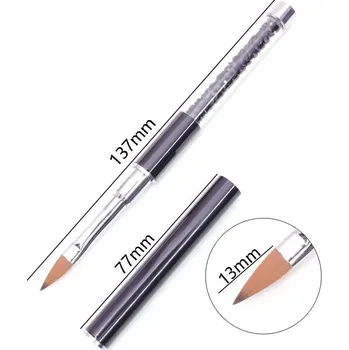 Štětec na zdobení nehtů, designový štětec na malování gelem | štětec, pomůcka na nehty - 01