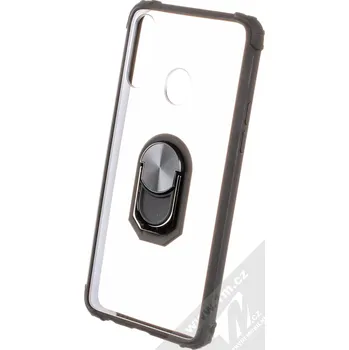 Pouzdro na mobilní telefon 1Mcz Clear Shield Ring pouzdro pro Samsung Galaxy A20s, černá