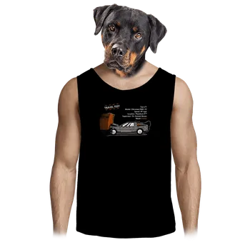 Pánské tílko Bastard Error Test pánské tílko Black