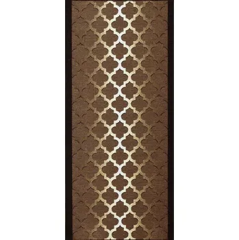 Koberec Kusový koberec MAROCCO hnědá 67 x 150 cm
