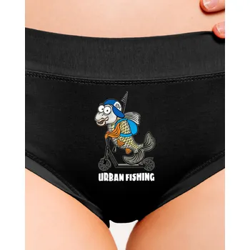 Souprava dámského spodního prádla Bastard Urban fishing dámské kalhotky Black