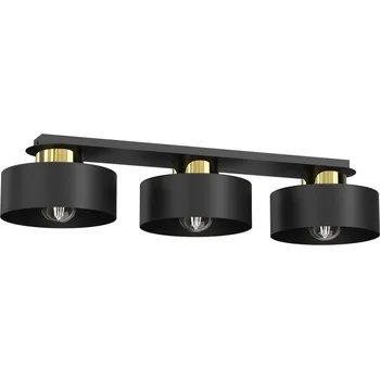 Stropní svítidlo MARTI 3xE27/15W/230V černá/zlatá