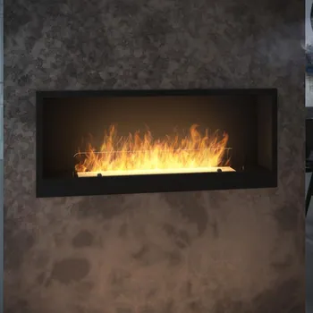 Biokrb InFire InFire - Vestavěný BIO krb 120x50 cm 3kW černá + záruka 3 roky