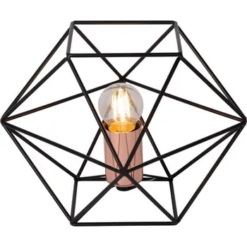Lampička Lucide Lucide 80502/01/29 - Stolní lampa OCTAGON 1xE27/40W/230V černá + záruka 3 roky