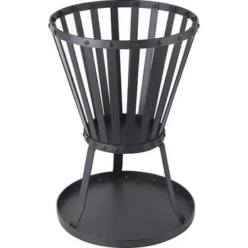 Koš oheň černý kruhový pr. 35-50 cm