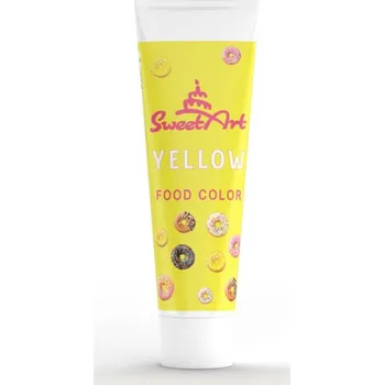 Potravinářské barvivo SweetArt gelová barva tuba Yellow (30 g)