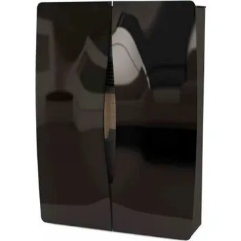 Krbová kamna Peletová kamna tenká ke stěně MD COMPACT DESIGN A10 sklo tmavý - Zimní AKCE