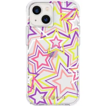 Pouzdro na mobilní telefon Case-Mate Mate Tough Print Case Mate Tough Print, neon stars ochranný kryt pro iPhone 13 mini / iPhone 12 mini Čirá