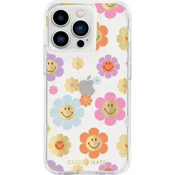 Pouzdro na mobilní telefon Case-Mate Tough Print flowers Case Mate Tough Print, flowers ochranný kryt pro iPhone 13 Pro Čirá