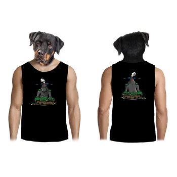 Pánské tílko Bastard Ostrov Skalnatá Gorila pánské tílko Black