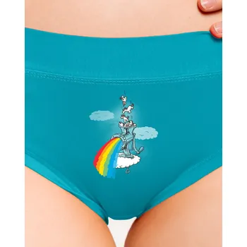 Souprava dámského spodního prádla Bastard Jak vzniká duha dámské kalhotky Turquoise