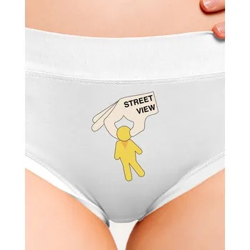 Souprava dámského spodního prádla Bastard Street view dámské kalhotky White