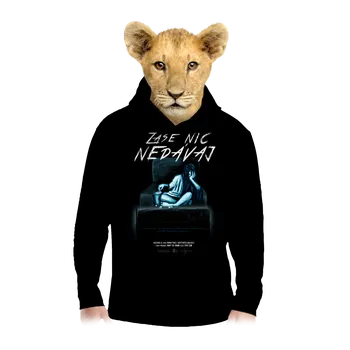 Chlapecká mikina Bastard B13: Zase nic nedávaj dětská mikina klokanka Black