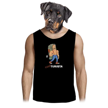 Pánské tílko Bastard Cool turista pánské tílko Black