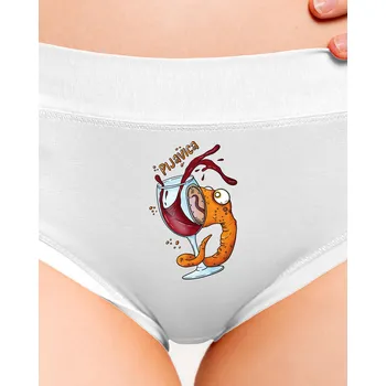 Souprava dámského spodního prádla Bastard Pijavica dámské kalhotky White