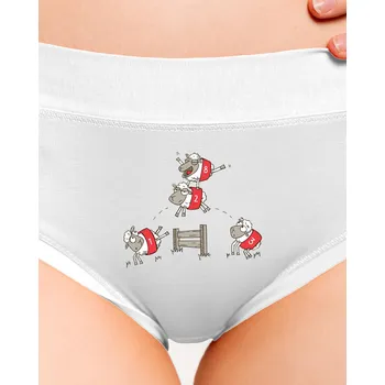 Souprava dámského spodního prádla Bastard Počítání oveček dámské kalhotky White