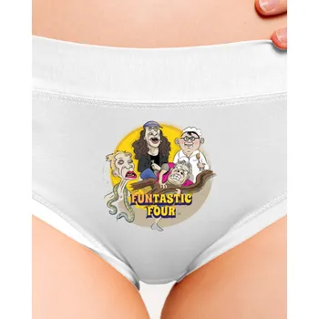 Souprava dámského spodního prádla Bastard Funtastic Four dámské kalhotky White