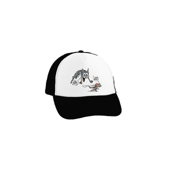 Kšiltovka Bastard Alergická kočka a myš kšiltovka truckerka Black cap