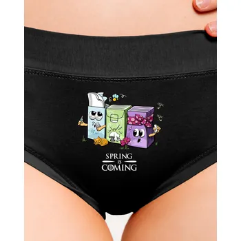 Souprava dámského spodního prádla Bastard Spring is coming dámské kalhotky Black