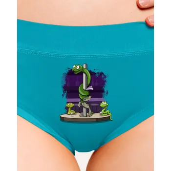 Souprava dámského spodního prádla Bastard Had striptér dámské kalhotky Turquoise