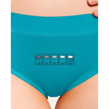 Souprava dámského spodního prádla Bastard Předpověď počasí dámské kalhotky Turquoise