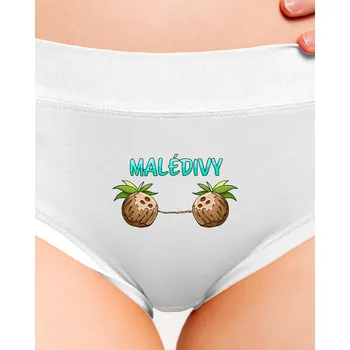 Souprava dámského spodního prádla Bastard Malédivy dámské kalhotky White