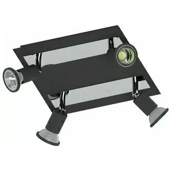 Žárovka svítidlo EGLO QUADRAT přisazené 4x5W/GU10 černá