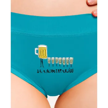 Souprava dámského spodního prádla Bastard Já a sedm trpaslíků dámské kalhotky Turquoise