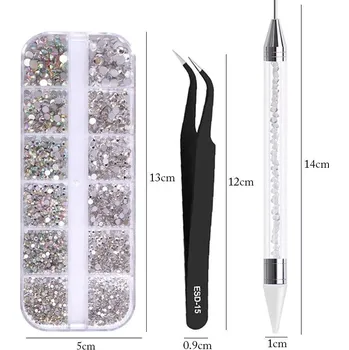 Nail art štětec pro zdobení nehtů s voskovou špičkou | štětec na nehty, zdobicí pero - 01