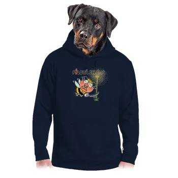 Pánská mikina Bastard Pylová sezóna pánská mikina klokanka Navy