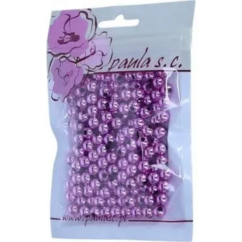 Dětské navlékací korálky Korálky 8mm fialové plastové 50 g