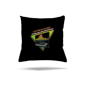 Polštář Bastard B15: Winamp polštář Black