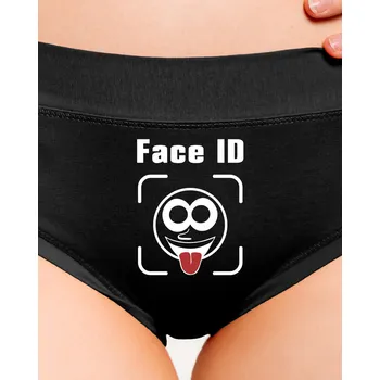 Souprava dámského spodního prádla Bastard Face ID dámské kalhotky Black