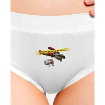 Souprava dámského spodního prádla Bastard Zoubkovražda dámské kalhotky White