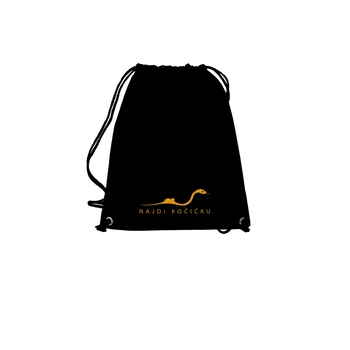 Sportovní vak Bastard Najdi kočičku vak Black