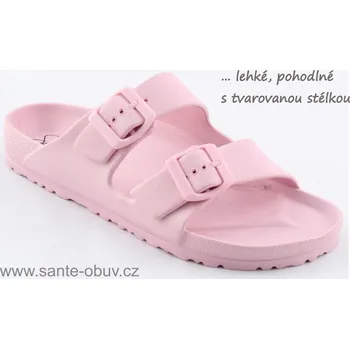 Dámská zdravotní obuv SANTÉ EB/2025 PINK pantofel vel.36-42, --- - 42