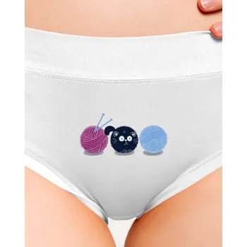 Souprava dámského spodního prádla Bastard Klubíčko dámské kalhotky White