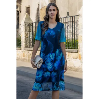 Dámské šaty Kepa Style dámské šaty Fraini modré Velikost: 42