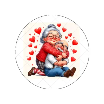 Jedlá dekorace na dort SENIOR LÁSKA, VARIANTA Jedlý papír 21