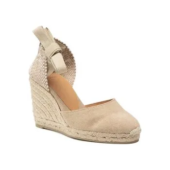 Dámské baleríny Espadrilky Castañer Carina/8/002 021642-2017 Béžová 36