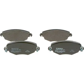 Brzdová destička Sada brzdových destiček, kotoučová brzda BOSCH 0 986 495 230