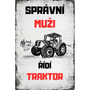 Plechová cedule Plechová retro cedule - Správní muži... Provedení: Dibond: 20 x 15 cm